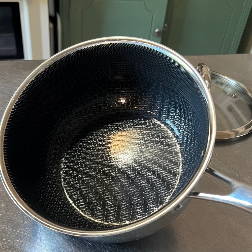 Hexclad 3QT Saucepan with Lid